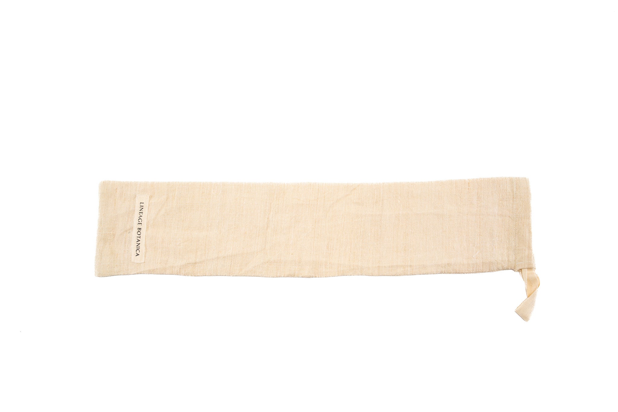 Handwoven antique hemp baguette bag BG208, unique vintage textile design.