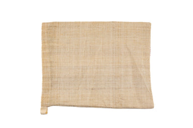 Handwoven antique hemp bread bag from Hungary.