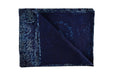 Antique handwoven Hungarian hemp table runner with indigo over dye.