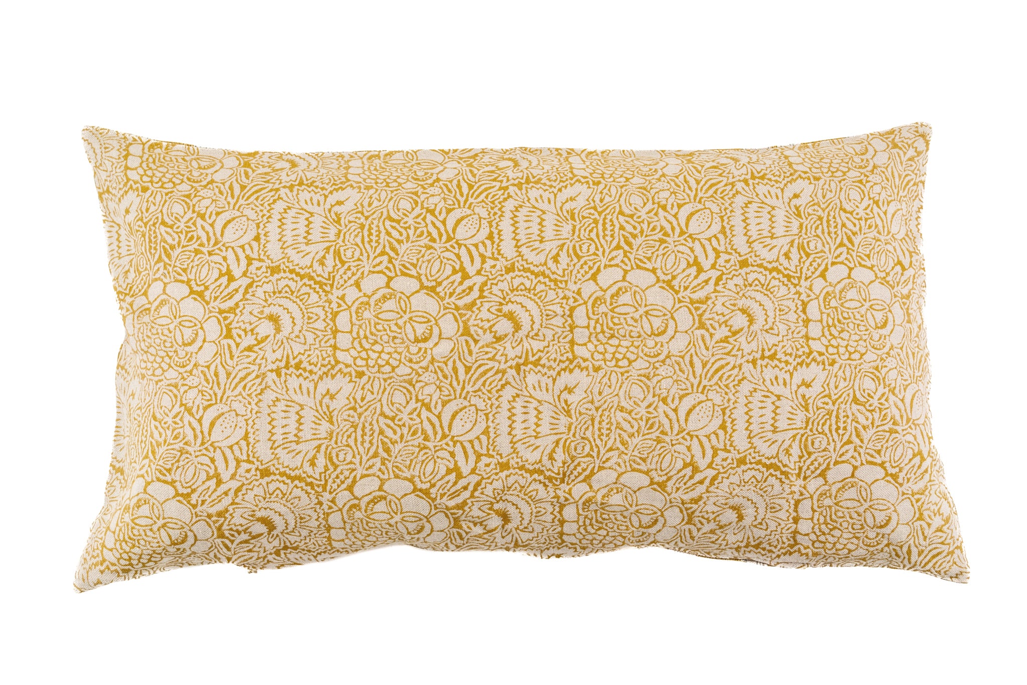 Pillow:   Hand printed linen - P432