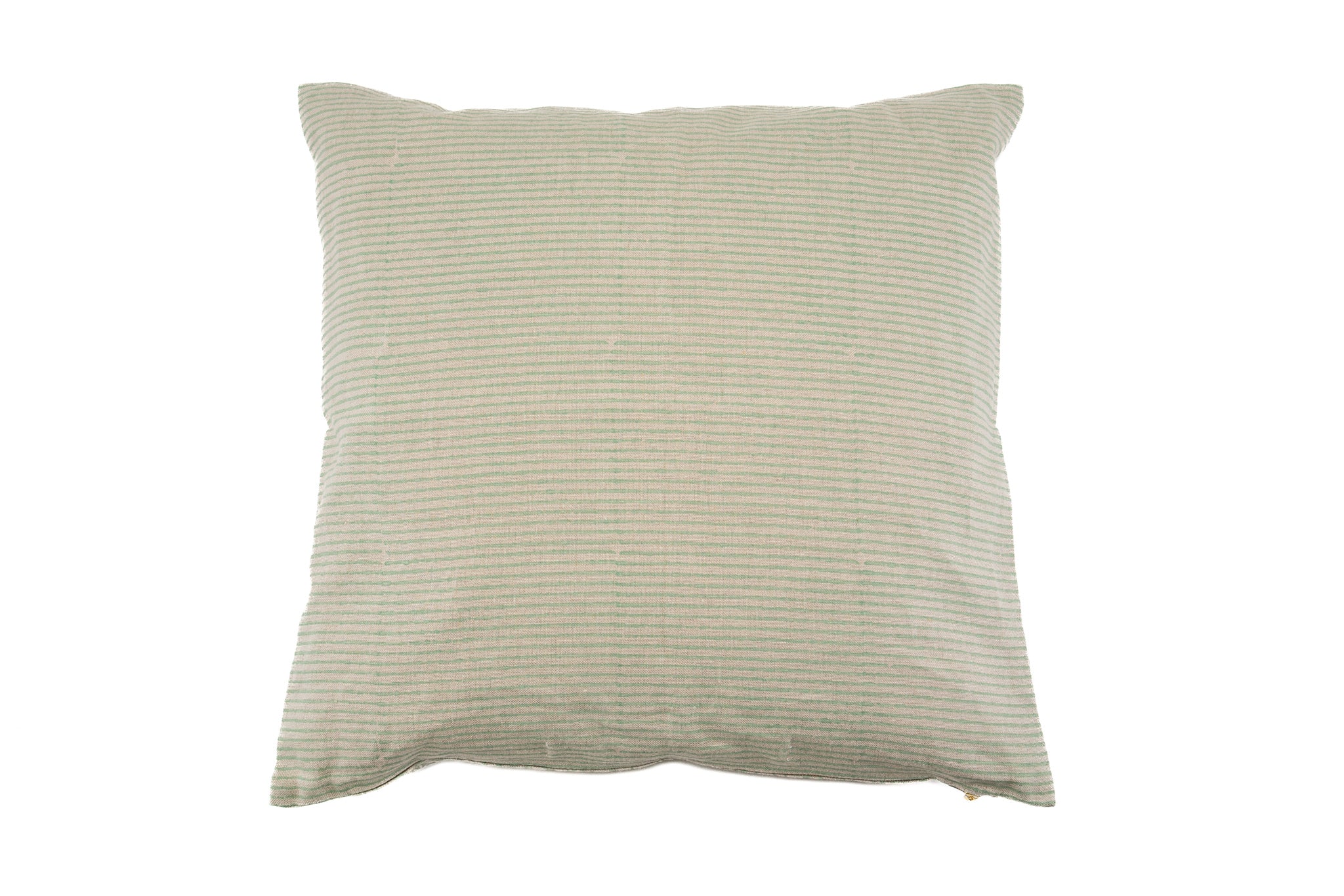 Pillow: Hand block printed linen, Heritage print - P419