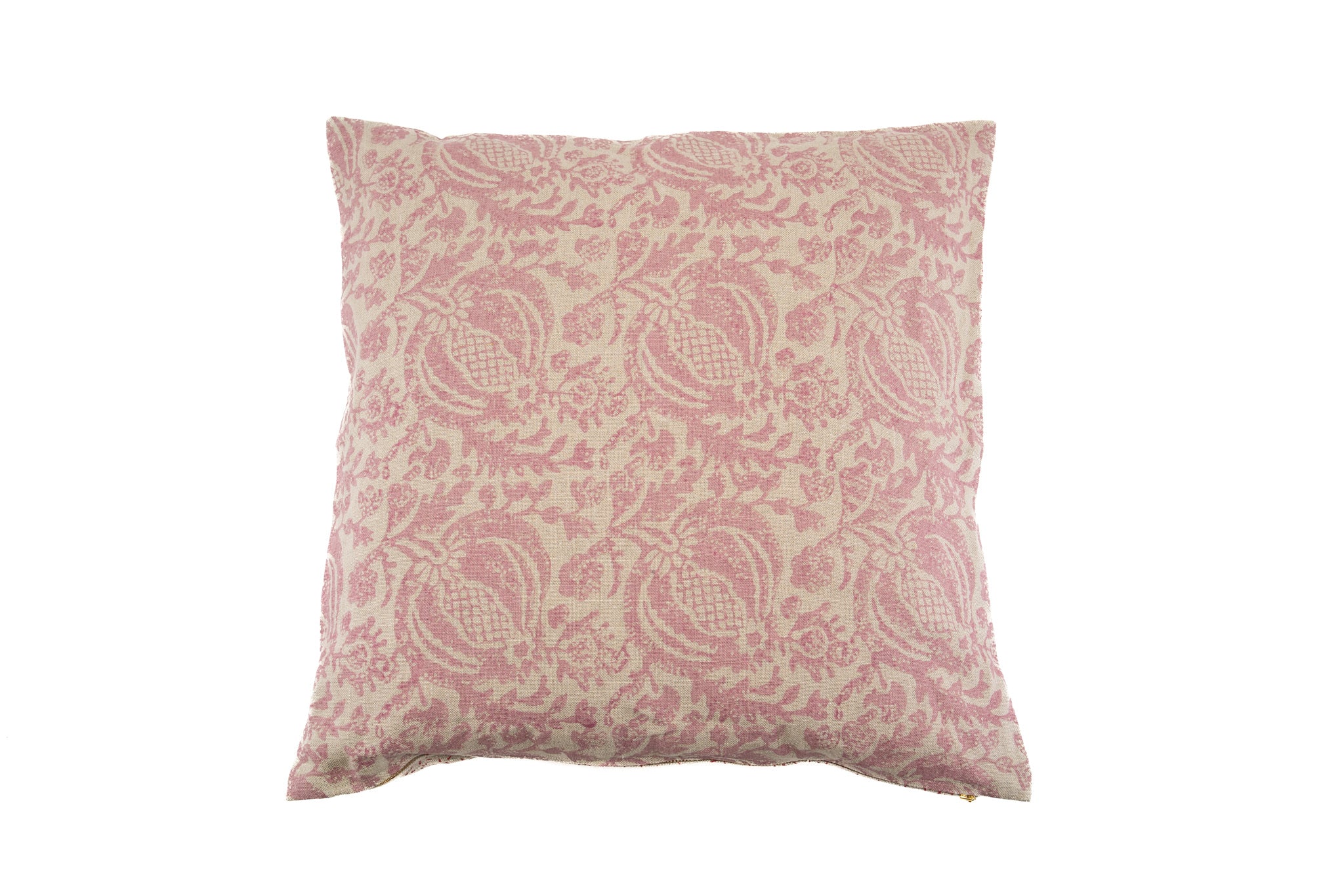 Pillow: Hand printed linen - P424