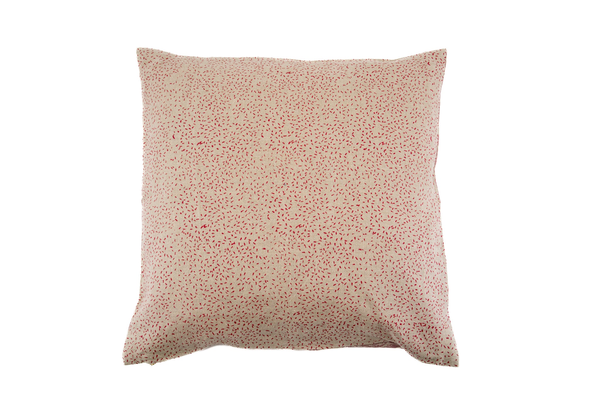 Pillow: Hand printed linen - P424