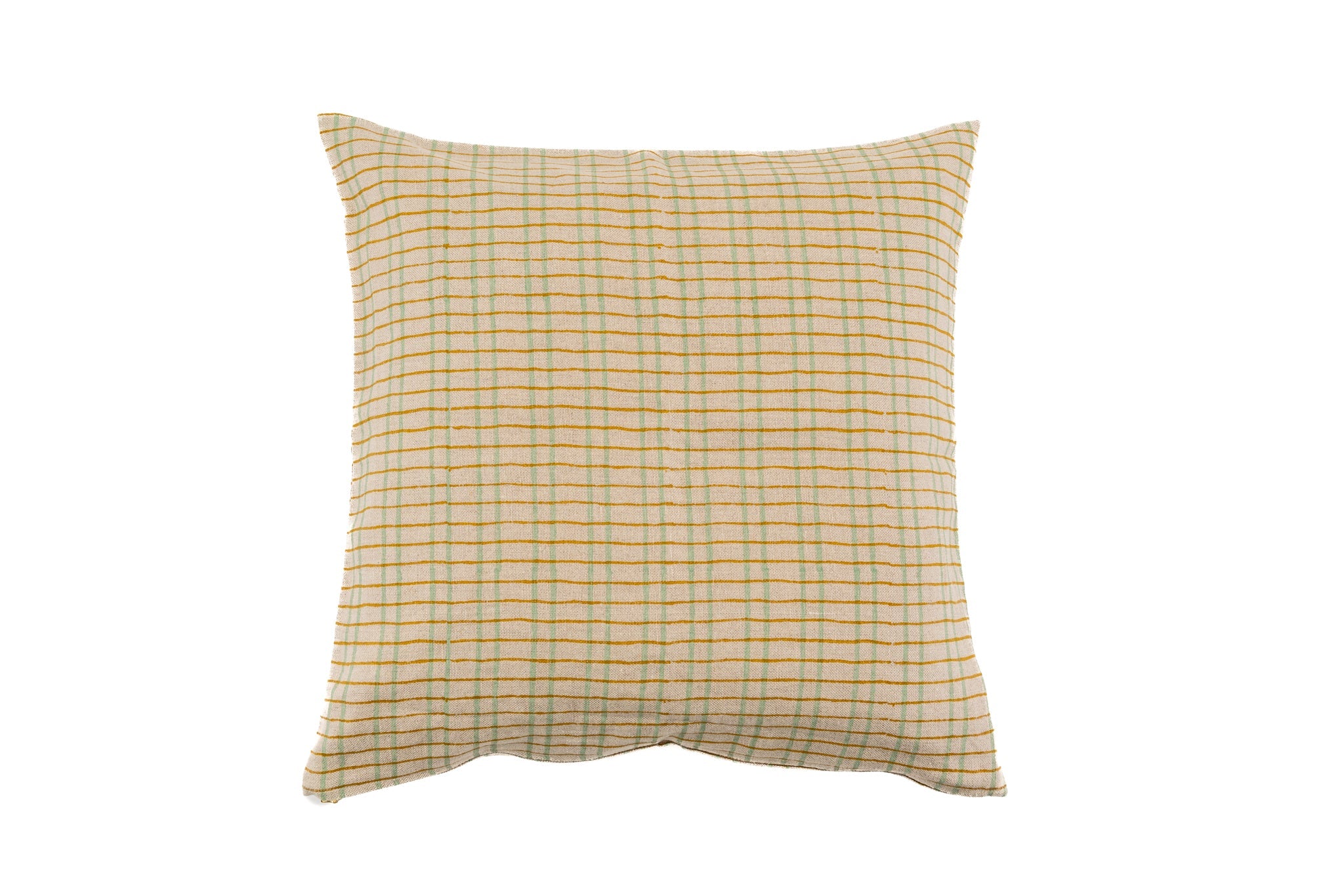 Pillow: Hand printed linen - P439