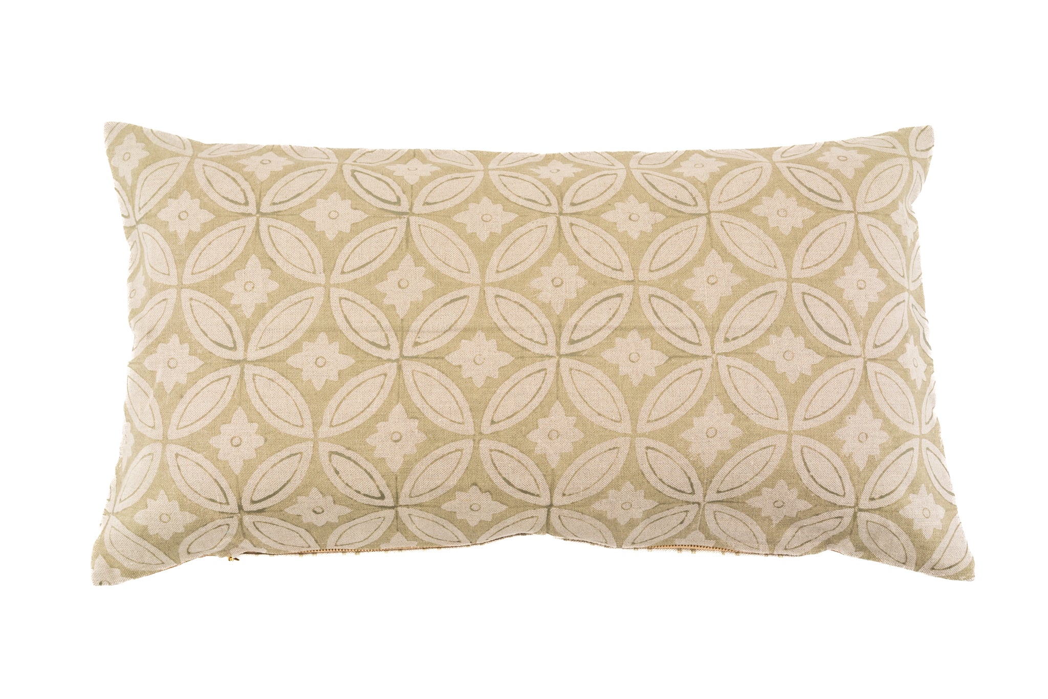 Pillow: Hand printed linen - P431