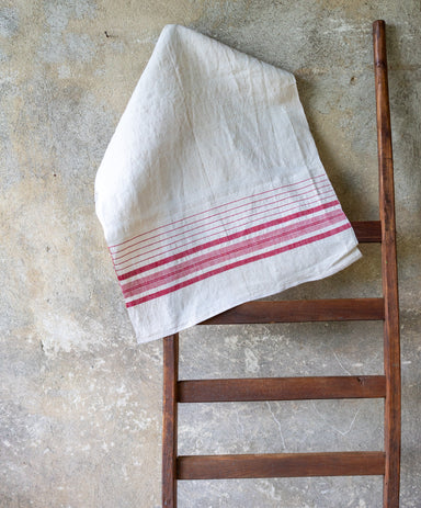 Towel: Handwoven antique Hungarian hemp - T086