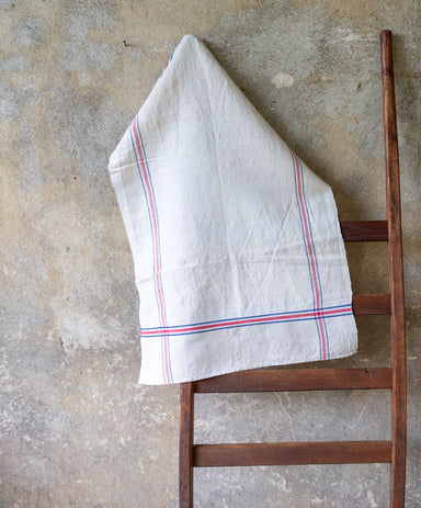 Towel: Handwoven antique Hungarian hemp - T085