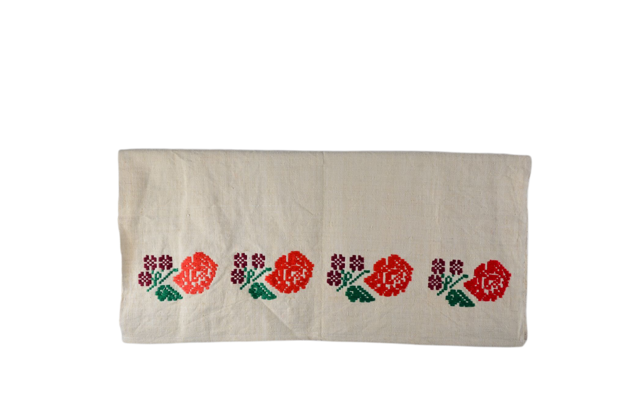 Table runner: Antique handwoven Hungarian hemp - T106