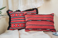 Handwoven antique Hungarian hemp pillow with metal zipper and goose down insert.