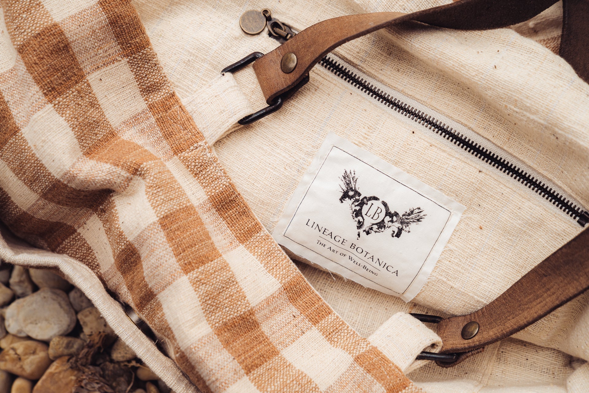 Bag: Handwoven organic cotton from India - BG233