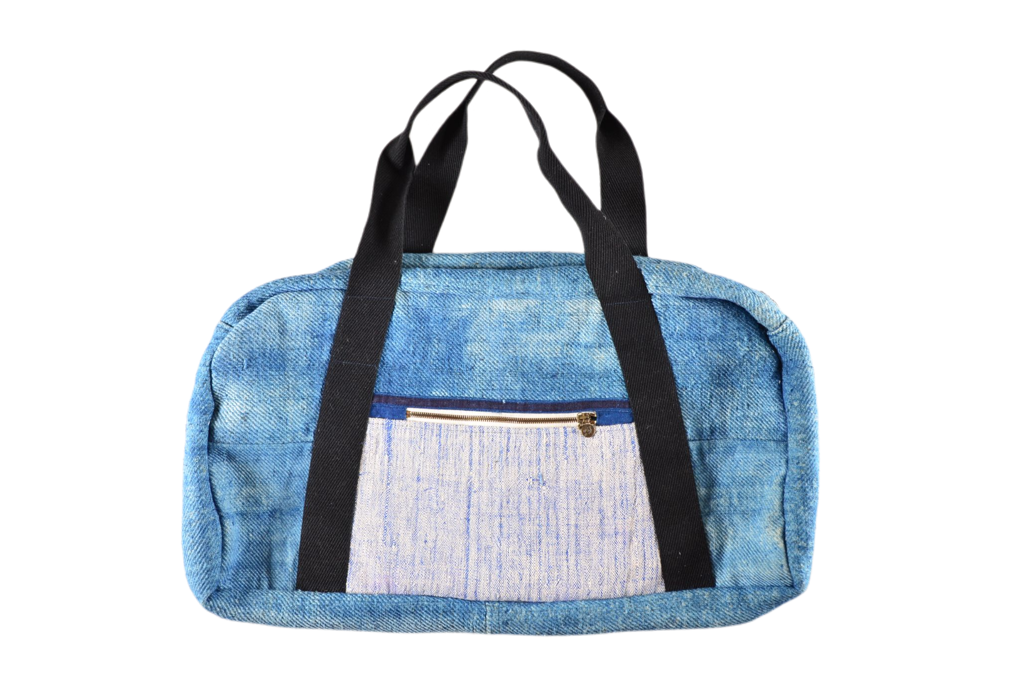 Bag: Handwoven hemp from antique grain sack - BG232