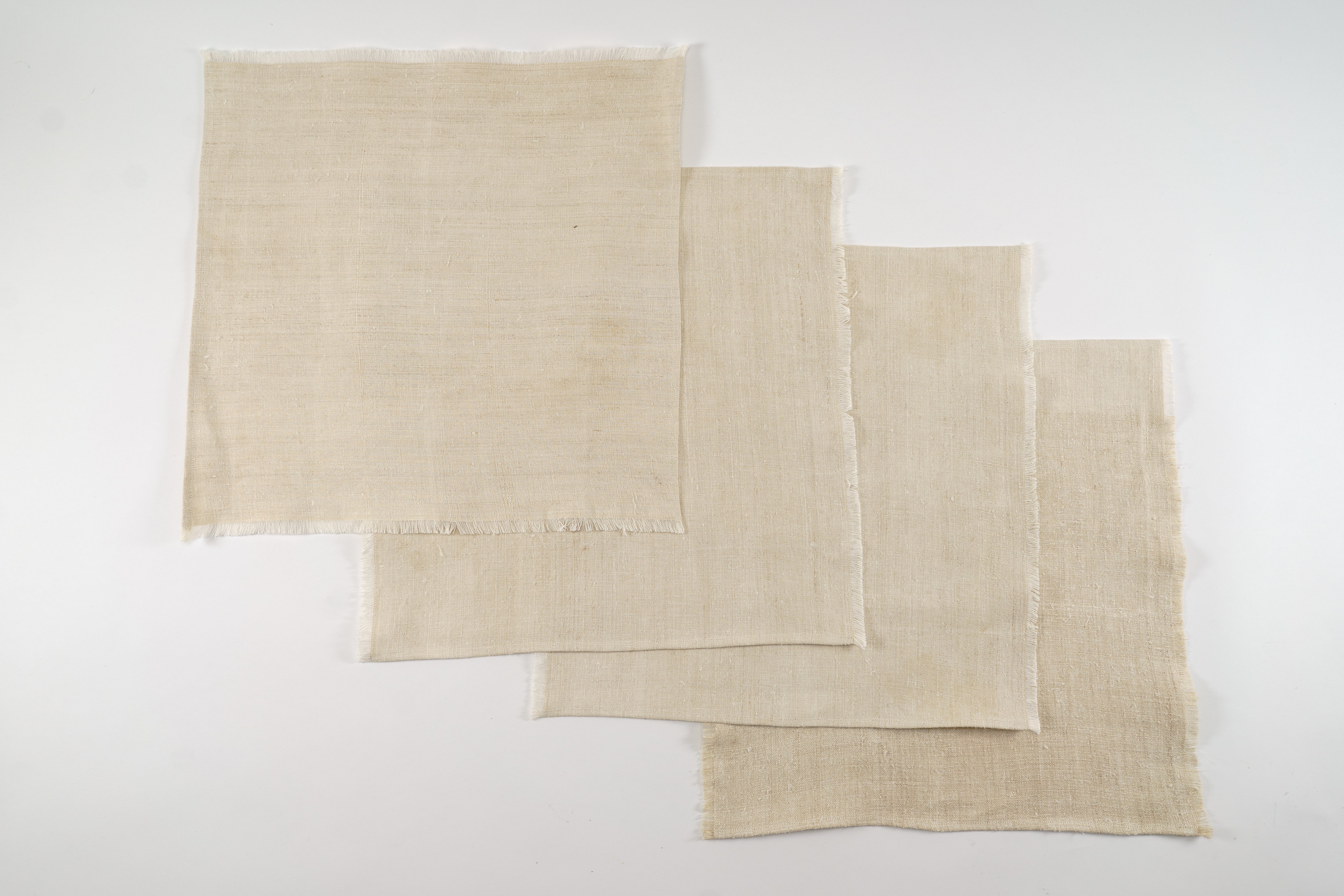 Napkin set : Antique handwoven Hungarian hemp - TW34