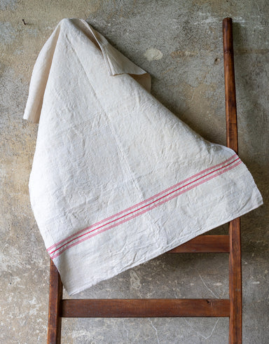 Towel: Handwoven antique Hungarian hemp - T116