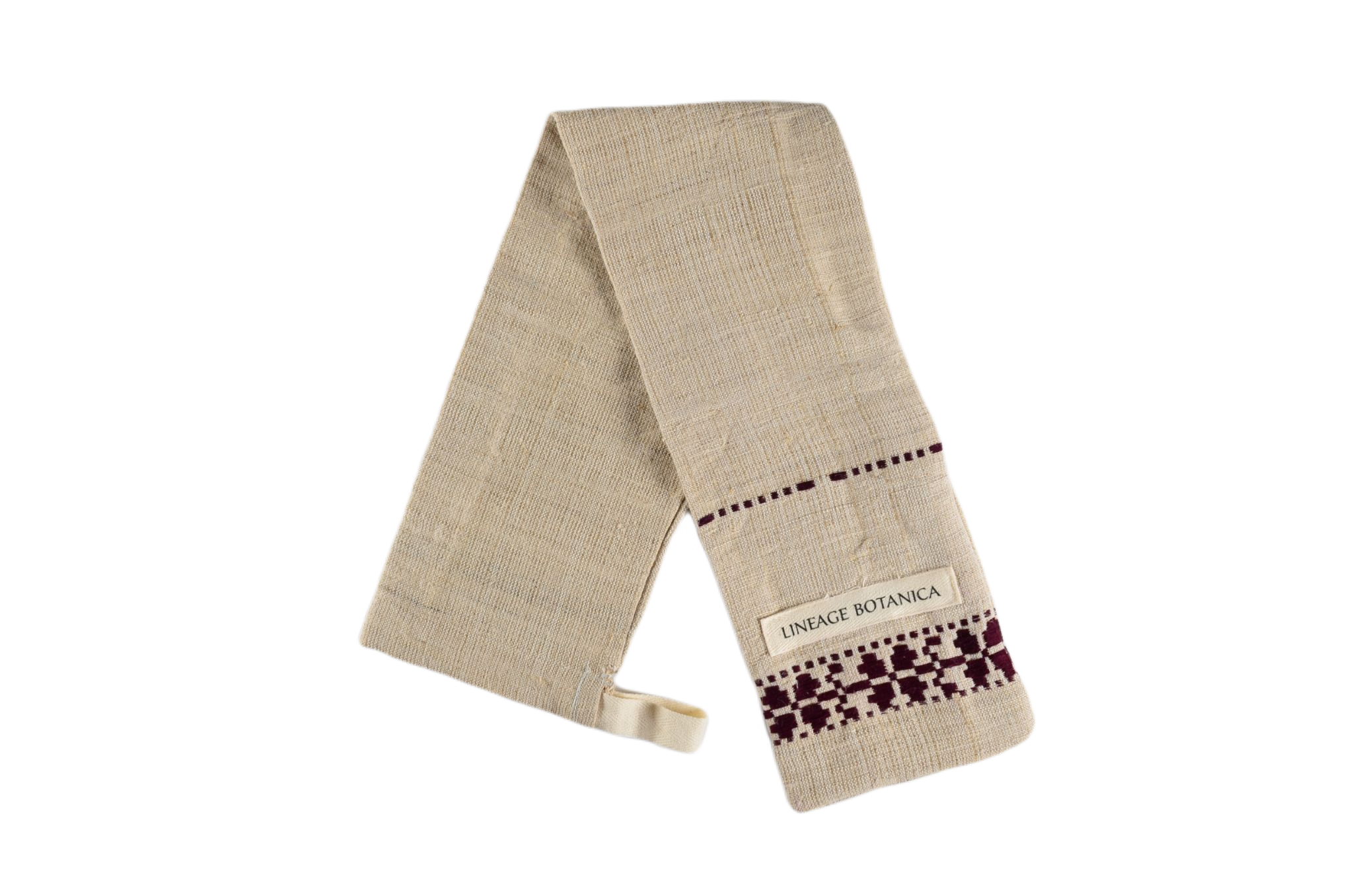 Bag: Handwoven antique and vintage hemp baguette bags - BG239