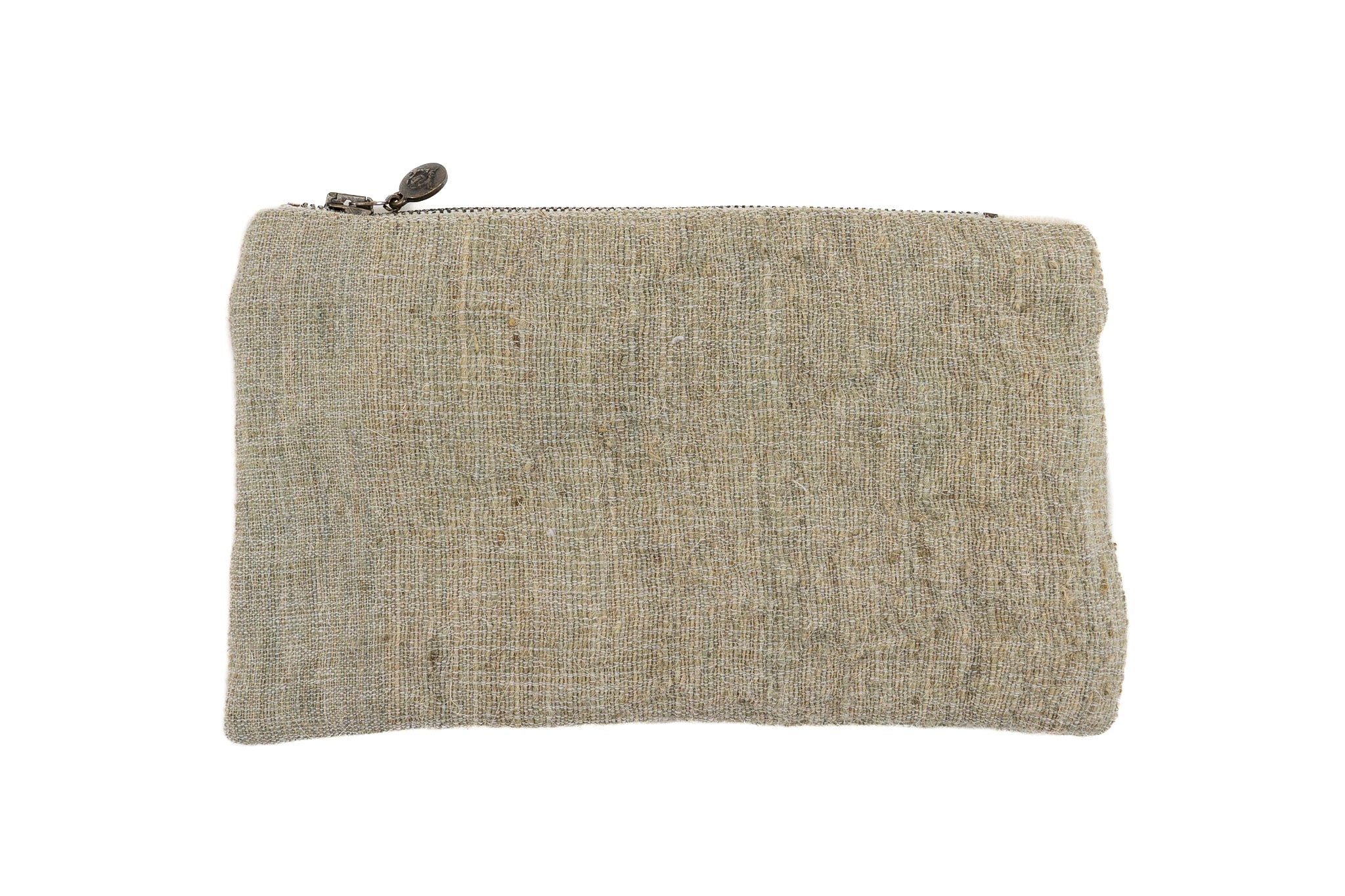 Bag: Handwoven wool, interior handwoven hemp lining - BG67