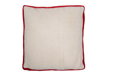 Antique handwoven decorative pillow with Bulgarian cotton edge.