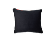 Artifact textile handwoven Bulgarian pillow with cotton velvet back.