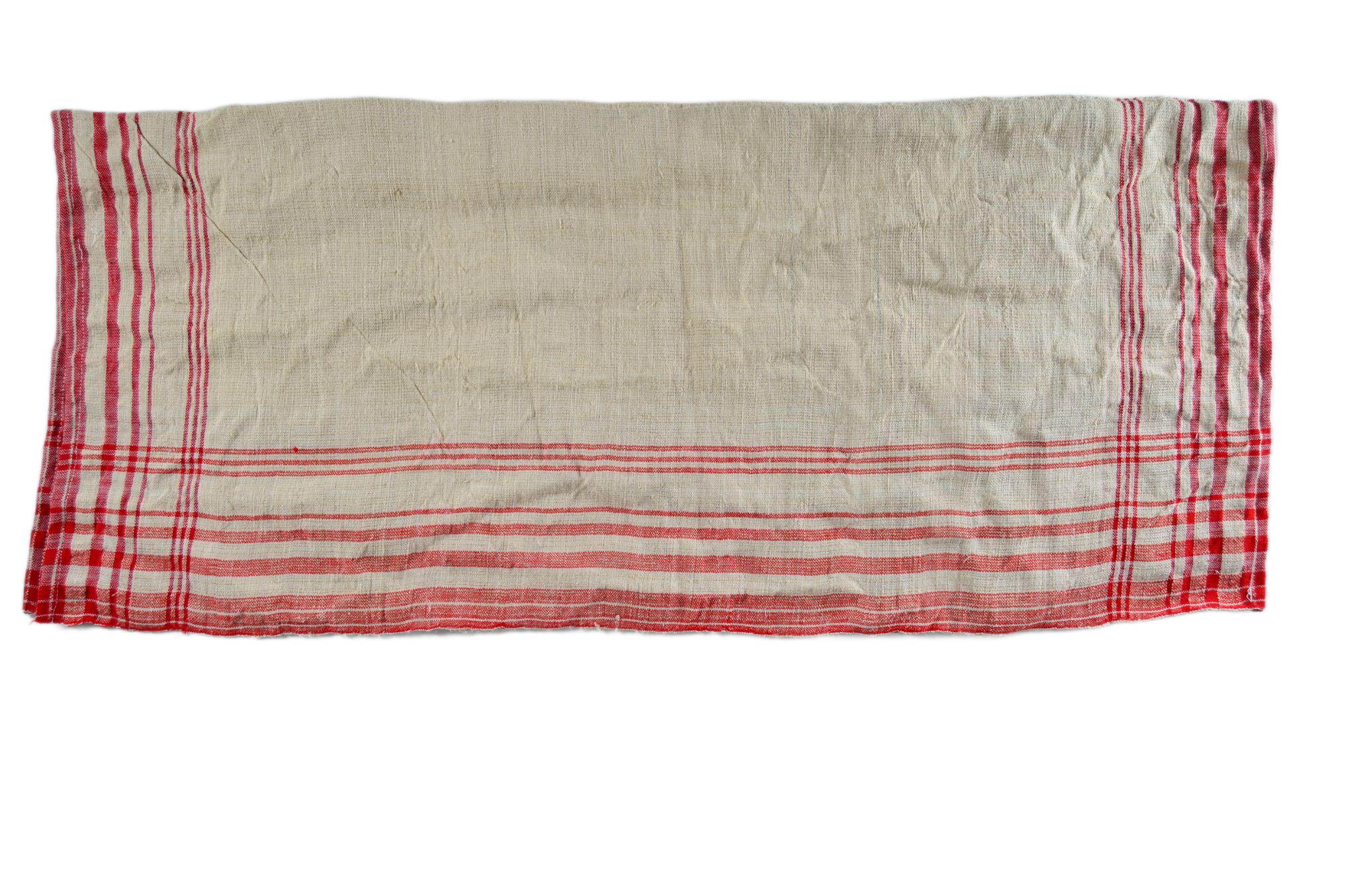Towel: Handwoven antique Hungarian hemp - T159