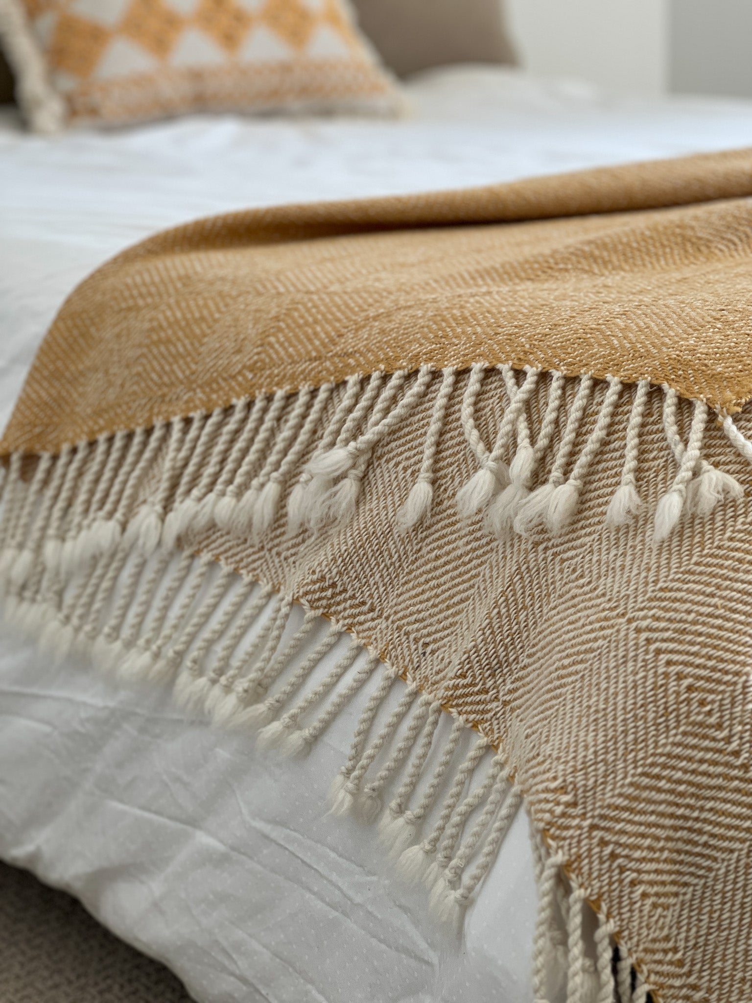 Blanket:  Merino wool, woven in Bulgaria - BL116