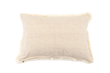 Embroidered antique handwoven Hungarian hemp pillow with vintage charm.