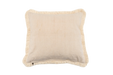 Handwoven antique Hungarian hemp pillow with cotton fringe.