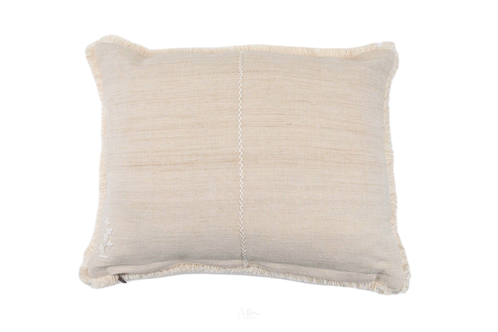 Pillow: Handwoven antique Hungarian hemp - P179