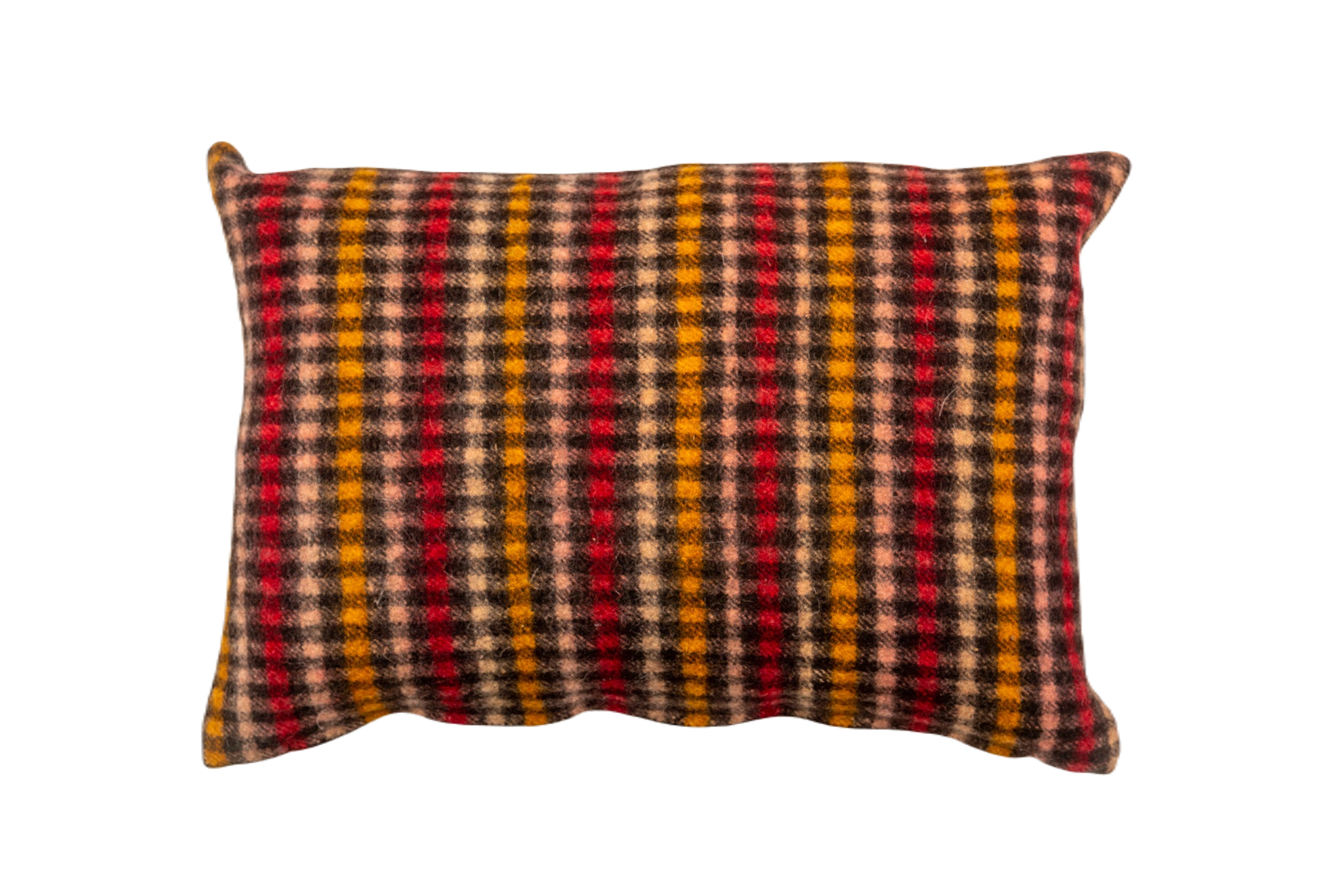 Pillow: Antique handwoven decorative pillow, Bulgarian wool - P374