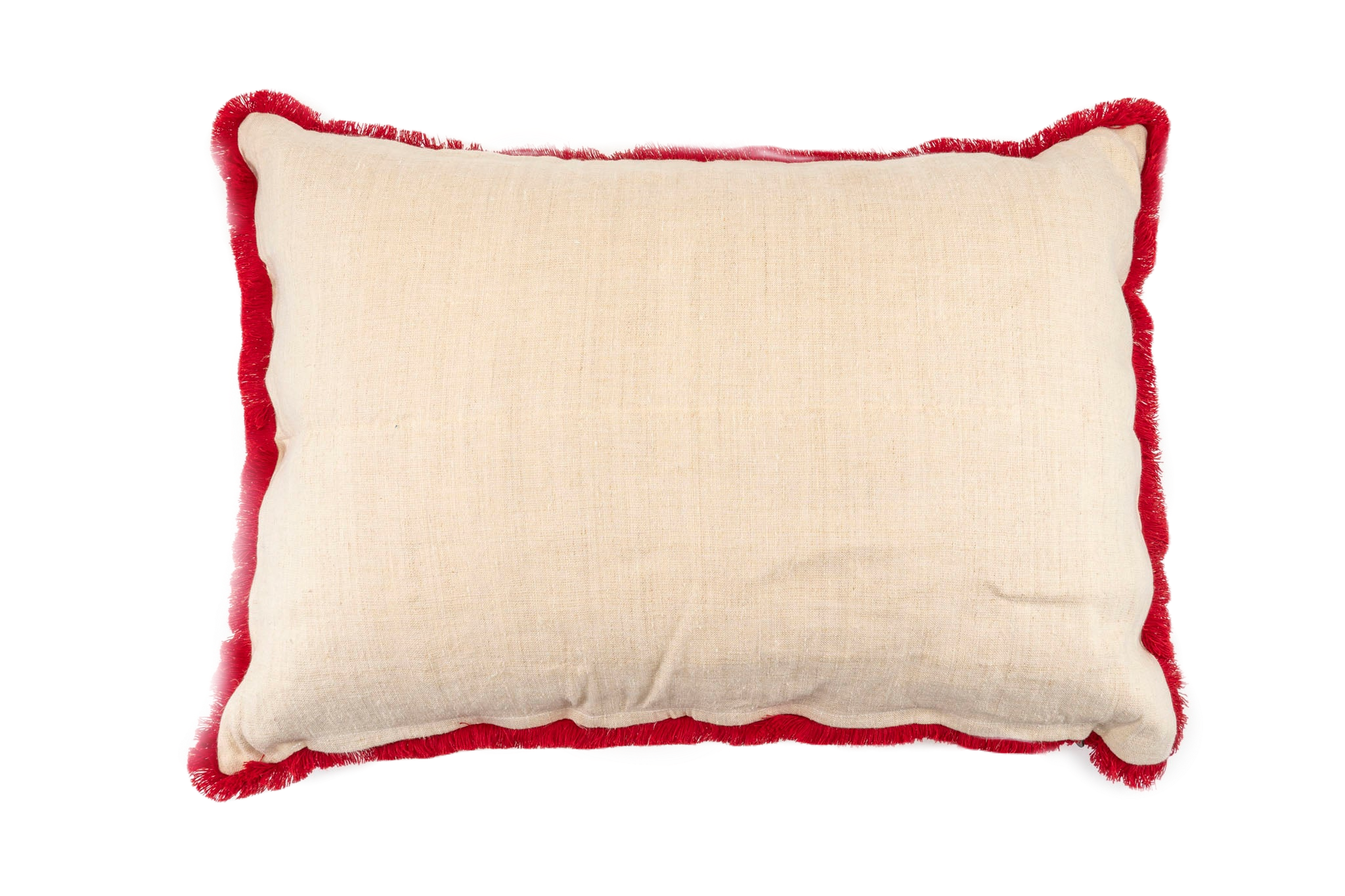 Pillow: Antique handwoven decorative pillow, Hungarian hemp - P102