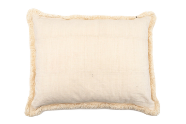 Handwoven hemp cloth pillow, eco-friendly and durable.