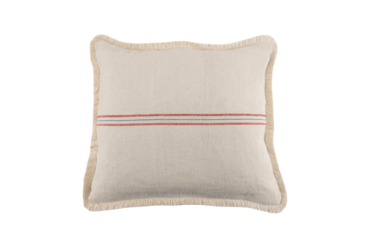 Pillow: Handwoven antique Hungarian hemp - P294