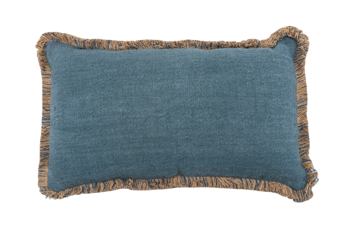 Antique Hungarian Handwoven Hemp Pillow – Rustic, Unique & Timeless Decor