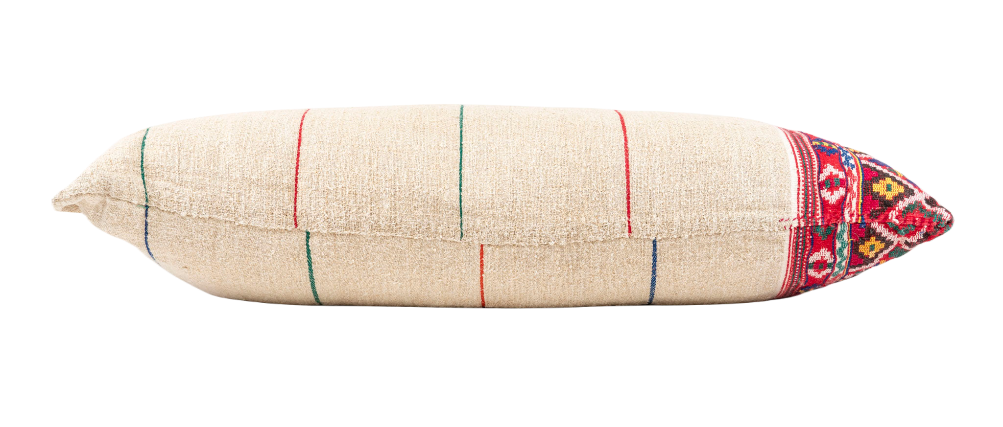 Pillow: Handwoven antique Hungarian hemp - P091