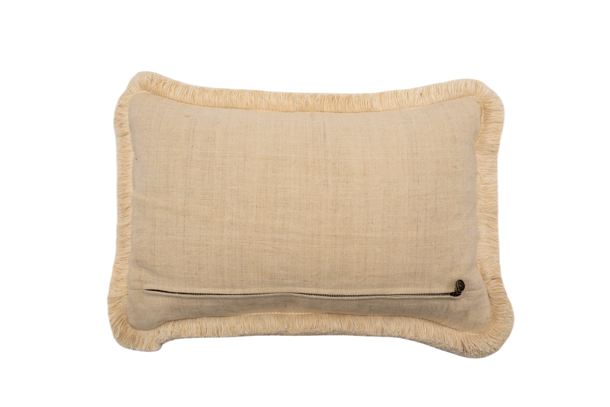 Pillow: Embroidered handwoven antique Hungarian hemp - P341