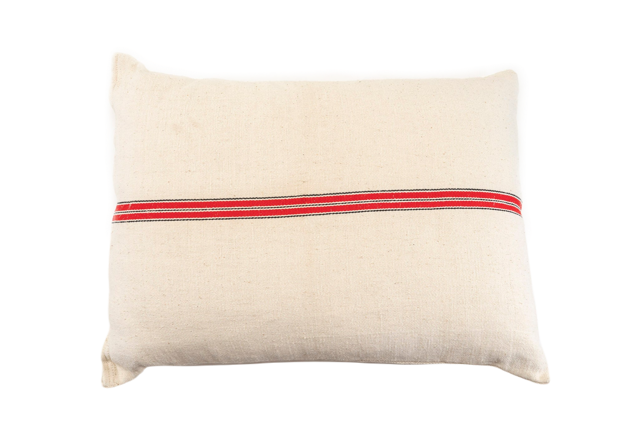 Pillow: Handwoven antique Hungarian hemp - P094