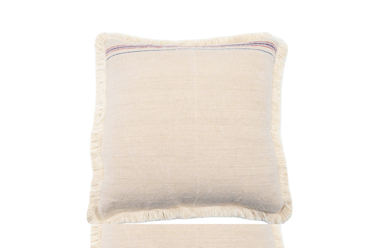 Pillow: Handwoven antique Hungarian hemp - P028