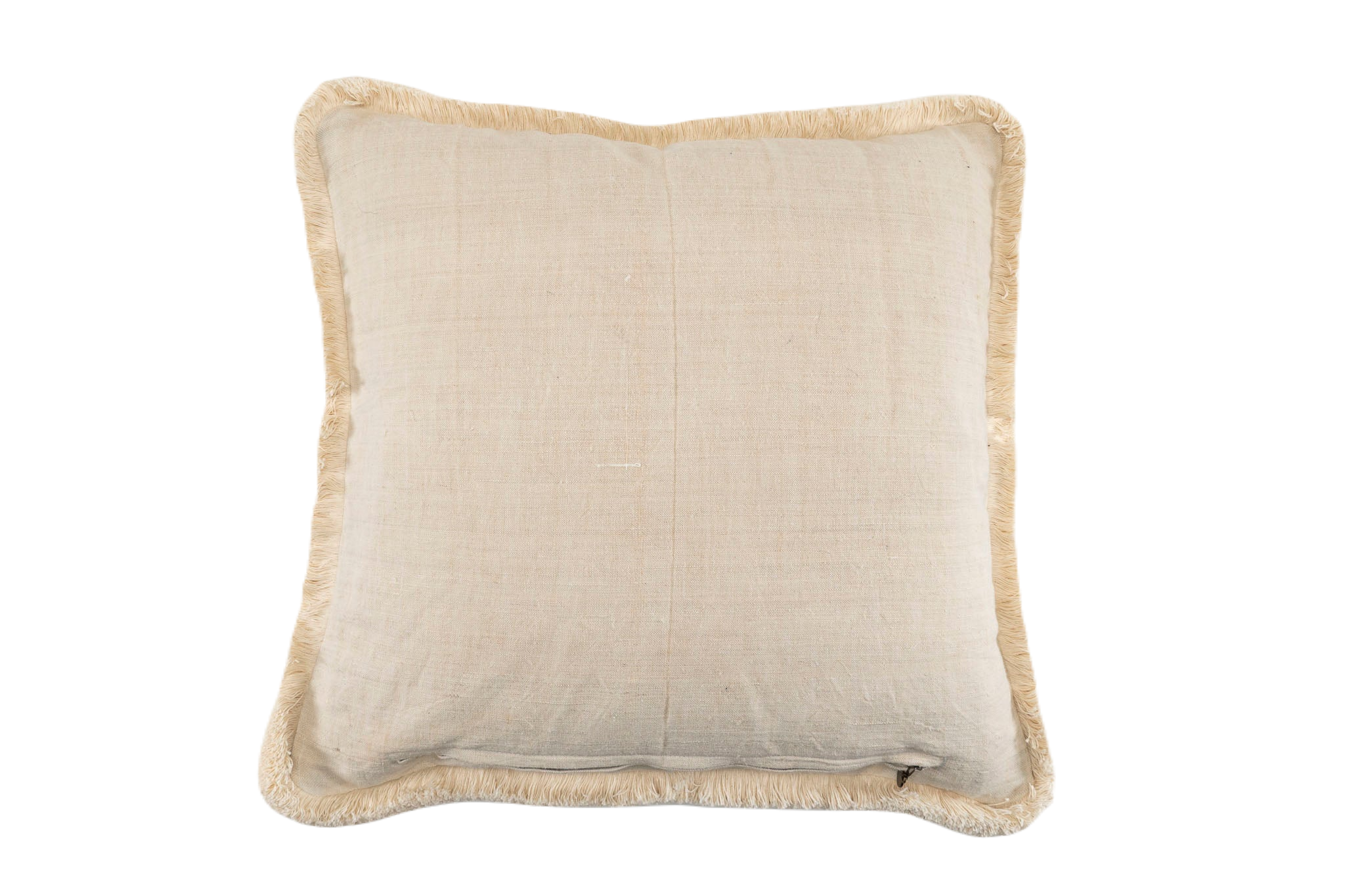 Pillow: Antique handwoven Hungarian hemp, Indigo over dye - P315