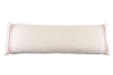 Grain sack handwoven Hungarian hemp pillow with metal zipper and recycled goose down.