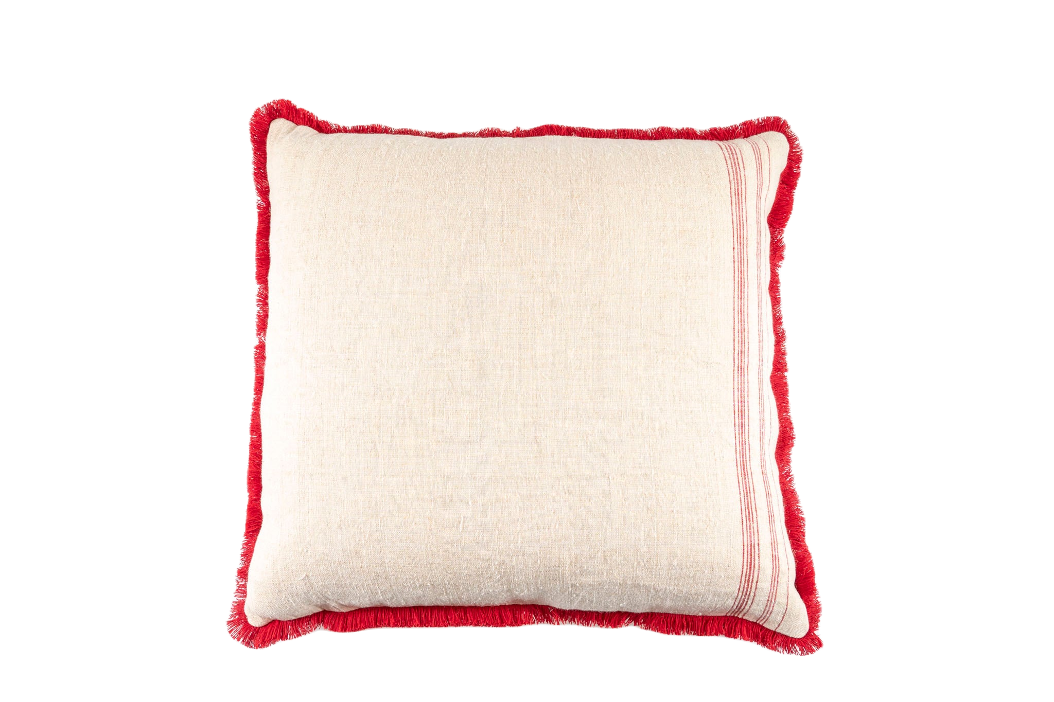 Pillow: Handwoven antique Hungarian hemp - P001