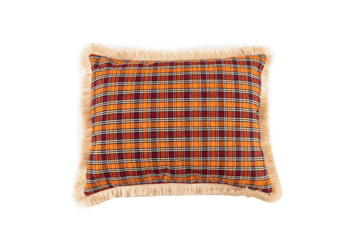 Pillow: Handwoven antique Bulgarian wool - P249
