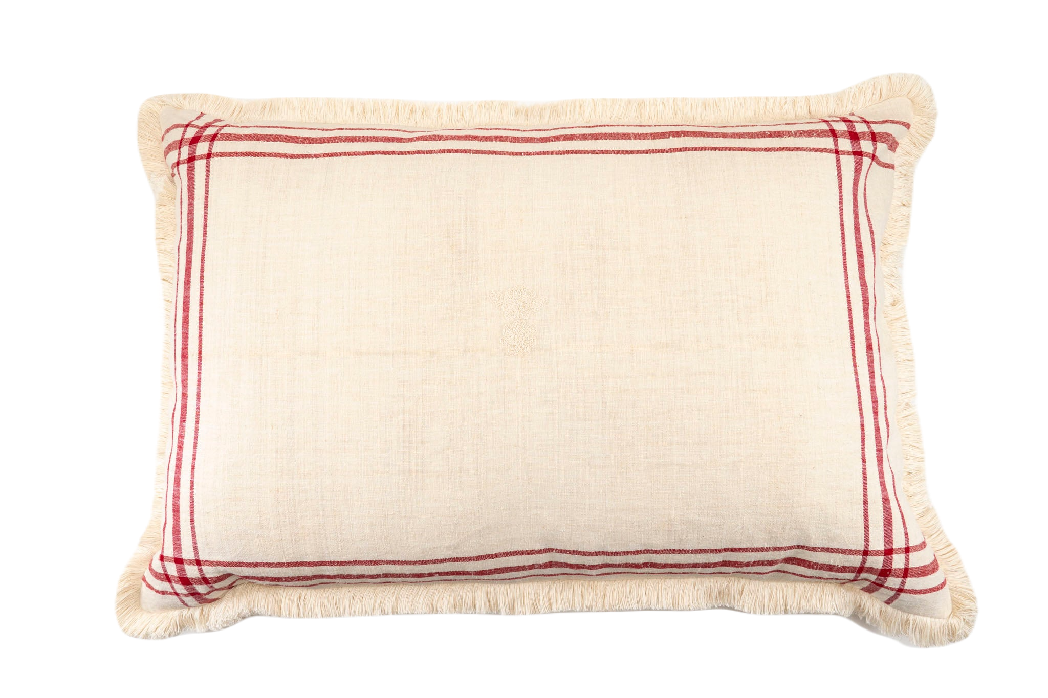 Pillow: Handwoven antique Hungarian hemp - P152